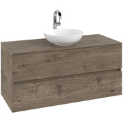 VILLEROY & BOCH - Konsolen-Unterschrank 1200mm f AWT 2 Ausz 1 Auss mLB C518H1 PJ Oak Nebraska
