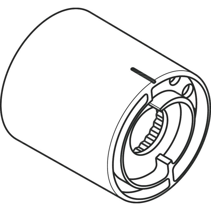 Hansgrohe - Anschlaghülse Therm.ibox universal 96439800 edelstahl