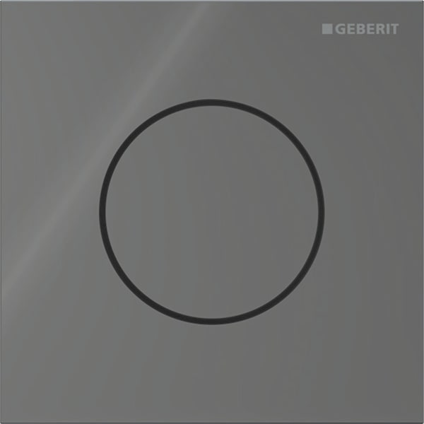 Geberit Vertriebs - Typ 40 UR-Strg. mit pneum. Sp-Ausl. Round, Glas, Lava