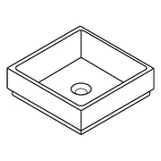 Grohe - Aufsatzschale Cube Keramik 39482 40cm PureGuard alpinweiß