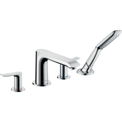 Hansgrohe - 4-Loch Wannenarmatur METRIS F-Set chrom Wannenrandmontage