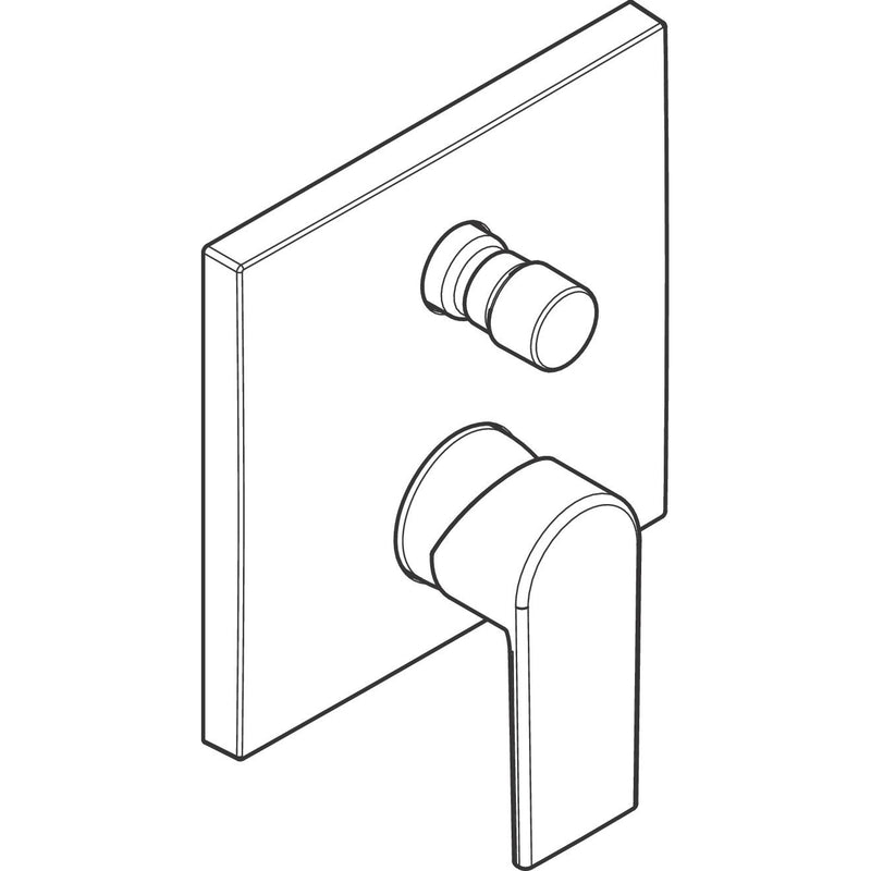 Hansgrohe - Wannenmischer Unterputz VERNIS Shape Fertigset m.Sicherungskombi.mattschwarz