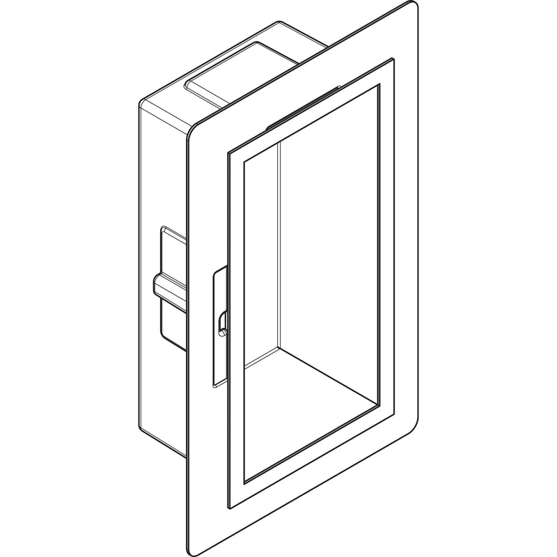 Hansgrohe - XtraStoris Individual Wandnische mit Designrahmen 300x150x100mm BST/BBC