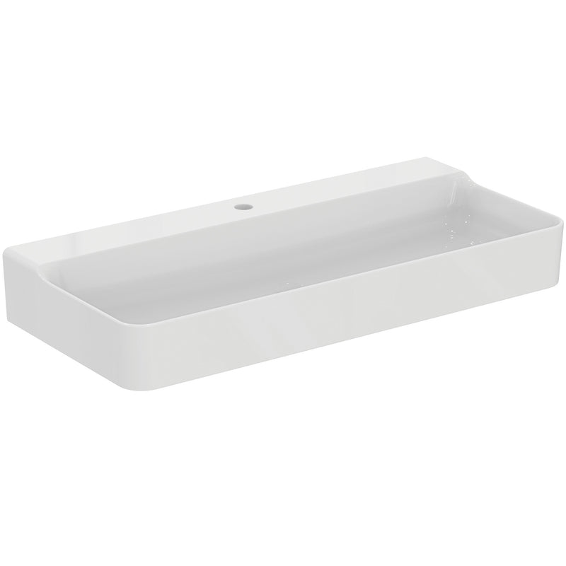 Ideal Standard - Waschtisch CONCA, 1 Hl., o.Ül., 1000x450x145mm, Weiß