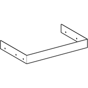 Geberit Vertriebs - Abstand-Reling, weiß, ACANTO HWB- US 45 zu Art.-Nr.: 500.608.01.2