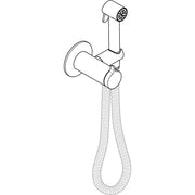 Hansgrohe - Bidette Handbr. Axor Bidette Showers f.Mischwasser rund m.Schlauch 1250mm MSW