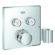 Grohe - THM GROHTHERM SmartControl 29125 FMS eckig 2 Abspv. integ. B.halter chrom
