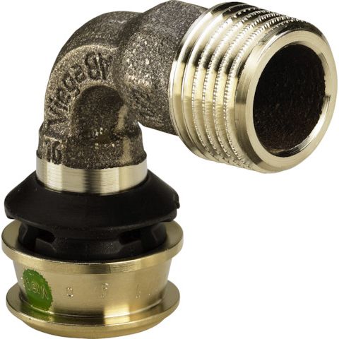 Viega - Bogen 90 Grad RAXOFIX 5314 25mm x 3/4 AG Siliziumbronze