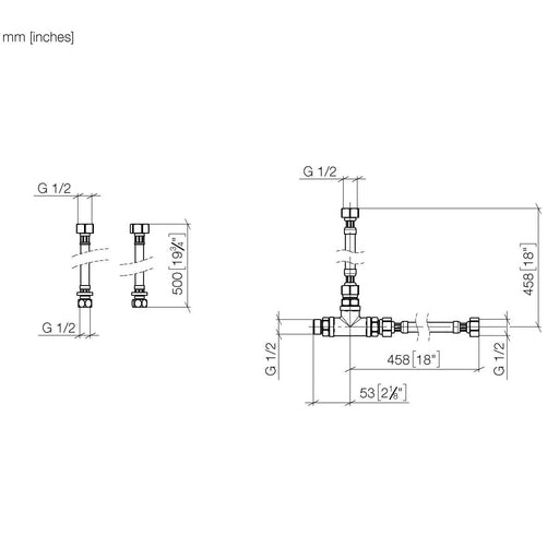 Dornbracht - Schlauchset Serienneutral 12509970