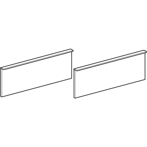 Geberit Vertriebs - Schubladenfront Alpin matt, 2 Stück zu ICON 841220