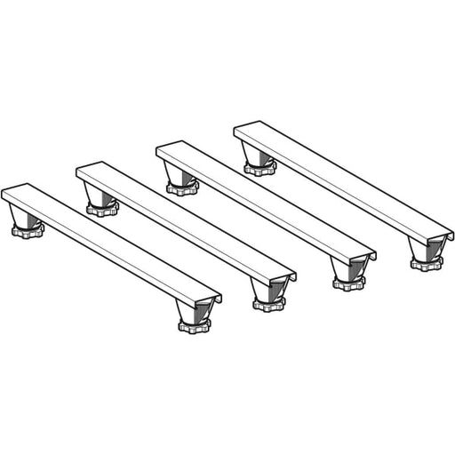 Geberit Vertriebs - Set Füße und 4 Traversen 625mm H:9-21cm, für Duschwanne aus Steinharz