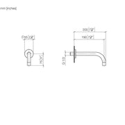Dornbracht - WT-Wand-Ausl. o. Ablaufgarn. TARA 13800882 chrom