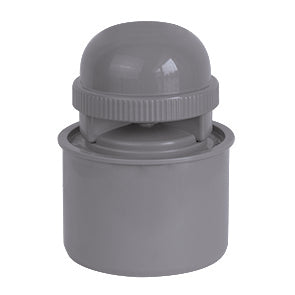 Airfit - Rohrbelüfter PP DN75 grau DIN EN 1451B für Abflussrohr