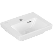 VILLEROY & BOCH - Handwaschbecken Subway 3.0 370x305mm re-eckig 1HL. m. ÜL. Stone White cplus