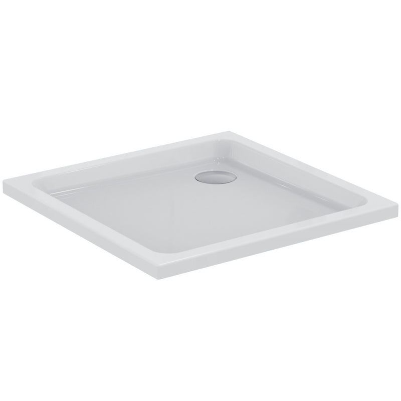 Ideal Standard - Rechteck-Brausewanne HOTLINE NEU, 900x900x80mm, Weiß
