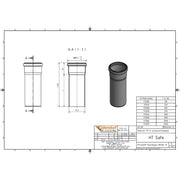 Gebr. Ostendorf - HTsafeEM Rohr DN 75 x 2000 mm