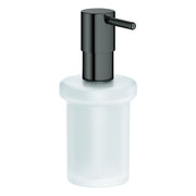Grohe - Seifenspender ESSENTIALS 40394 für Halter ESSENTIALS/-CUBE hard graphite