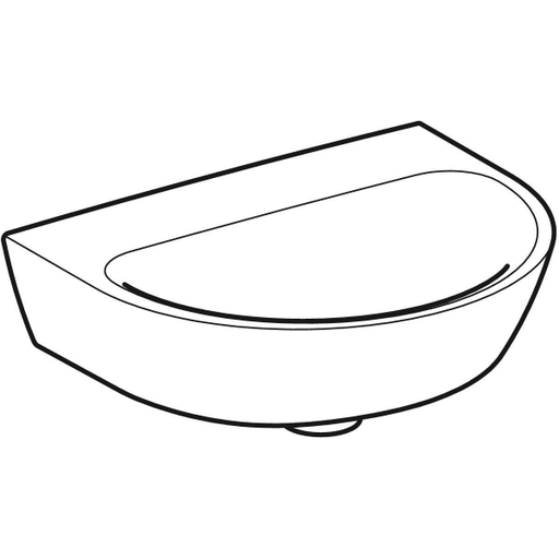 Geberit Vertriebs - Handwaschbecken RENOVA 45x36cm, o. Hl., o. Ül., weiß KeraTect