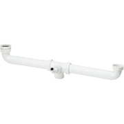 Viega - Ablaufverbindung 792 11/2 x 160-570mm Kunststoff weiss