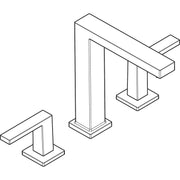 Hansgrohe - TECTURIS E 3-Loch WTA 150 mit Push-Open brushed bronze