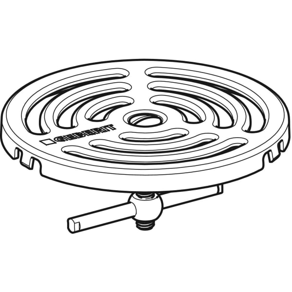 Geberit Vertriebs - Rost verschraubbar, rund D:10cm
