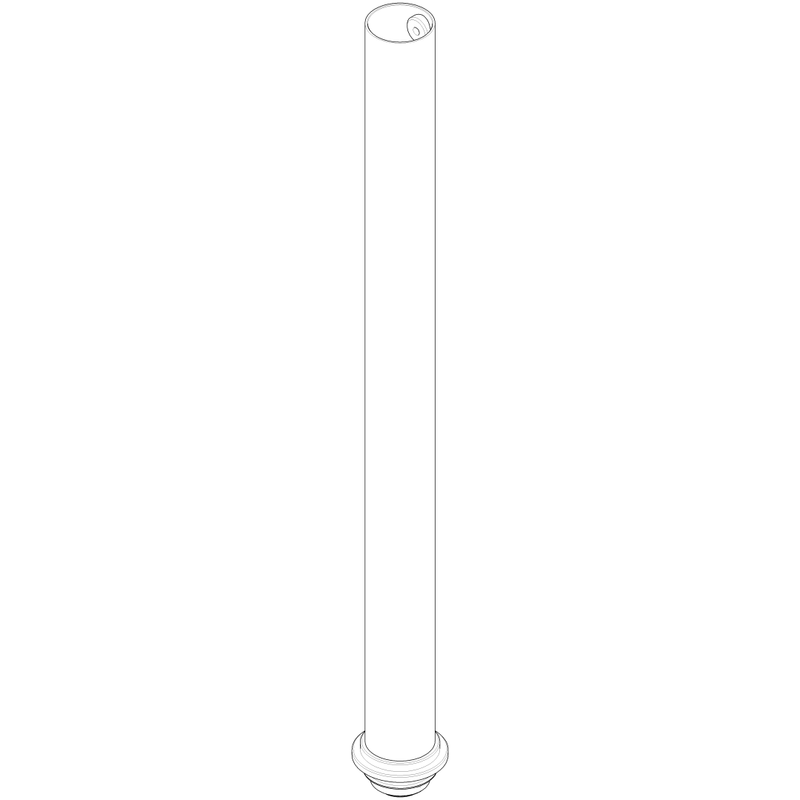 Dornbracht - Rohr Ersatzteile 04282202910 D. 71,5 x 997,5 mm chrom