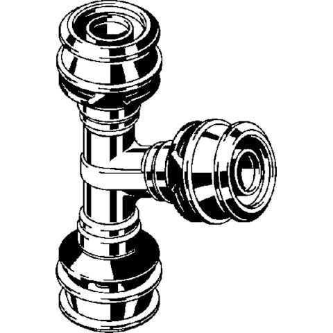 Viega - T-Stück RAXOFIX 5318 32mm Siliziumbronze