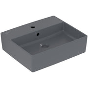 VILLEROY & BOCH - AufsatzWT Memento 2.0 500x420mm re-eckig 1HL. m. ÜL. Graphite cplus