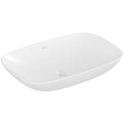 VILLEROY & BOCH - Aufsatzwaschbecken Loop&Friends 620x 420mm re-eckig o. ÜL. Stone White cplus