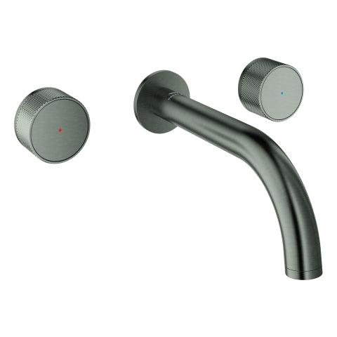 Grohe - 3-L-WT-Wandbatt. Atrio Private C. 20589 FMS Knopfbet. hard graphite geb