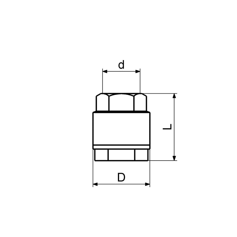Schlösser Armaturen - Schl�sser RUECKSCHLAGVENTIL, MESSING MIT FEDER, SYSTEM YORK, 2