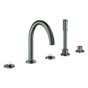 Grohe - 5-L-Wannenkombin. Atrio Private C. 25224 für Hebelgriffe hard graphite geb