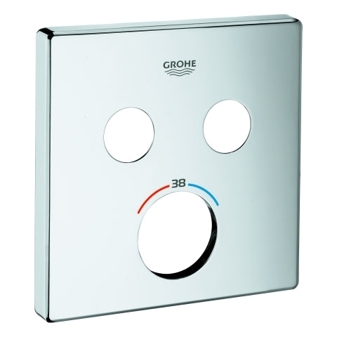 Grohe - Rosette 49039 für SmartControl für SmartControl UP-THM mit 2 ASV chrom