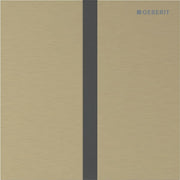 Geberit Vertriebs - Typ 40 UR-Strg. m. elektron. Sp-Ausl. Batt.-Betr., Square, ms-farben gebü./Etc