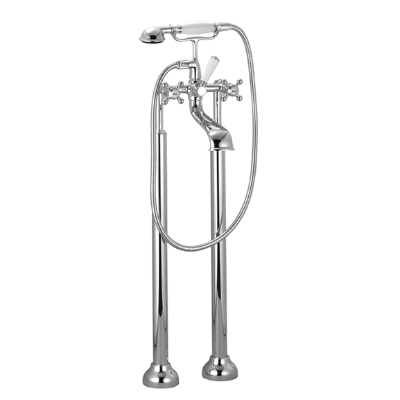 Dornbracht - Wannen 2-Locharmatur mit Fuß MADISON 25943360-00 Ausladung 245mm chrom