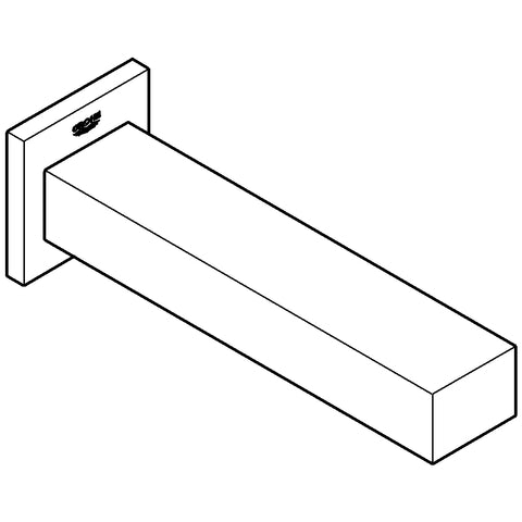 Grohe - Wanneneinlauf Eurocube 13303 Wandmontage Ausladung 170mm chrom