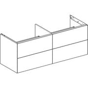 Geberit Vertriebs - ONE Unterschrank für WT/-Platte 4 Schubl., 133,2x50,4x47cm, schwarz matt