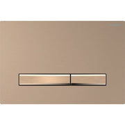 Geberit Vertriebs - Sigma50 BetPl., für 2-Mengen-Spülung Square, Metallfarbe rotgold gebü./Etc