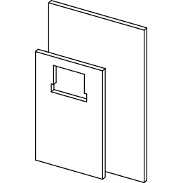 TECE SE - TECEprofil Brandschutzplattenset für Standard-WC-Module m. TECE-SPK