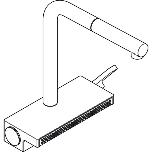 Hansgrohe - Spültischmischer 250 Aquno Select M81 Ausziehauslauf 2jet sBox chrom