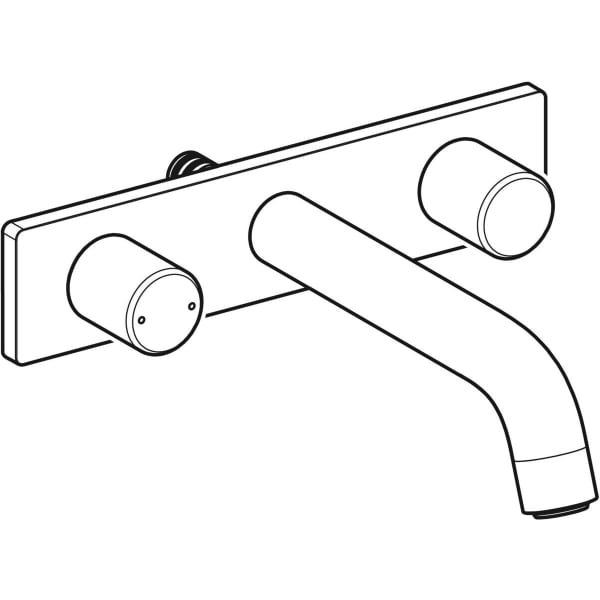 Geberit Vertriebs - Arm.Körper für Geberit ONE WT-Arm. rundes Design, W.-Mont.,L:20cm, hgl.chr