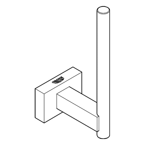 Grohe - Reservepapierhalter ESSENTIALS CUBE 40623 Wandmontage Metall chrom