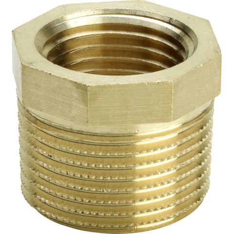 Viega - Reduzierstück 3241 Mehrkant 3/8 AG x 1/4 IG Rotguss