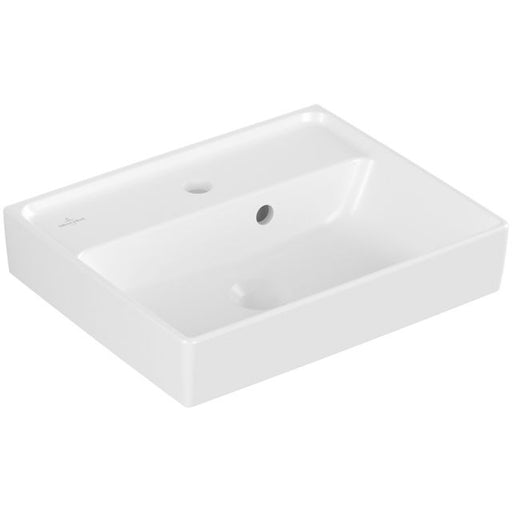 VILLEROY & BOCH - Handwaschbecken COLLARO 433445 450x370mm Eckig m Überl Stone White C