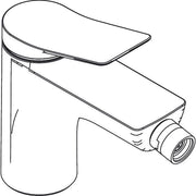 Hansgrohe - Bidetmischer VIVENIS mit Zugstangen-Ablaufgarnitur chrom