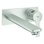 Grohe - 2-Loch-WT-Wandbatterie LINEARE 23444 Fertigmontageset supersteel