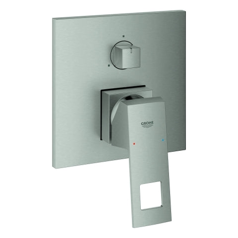 Grohe - Einhandbatterie EUROCUBE 24094 FMS für 35600 3-Wege Umstellung supersteel