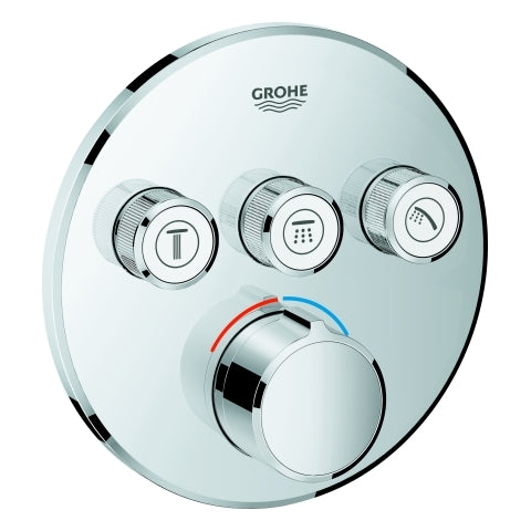 Grohe - Unterputzmischer SmartControl 29146 rund FMS 3 Absperrventile chrom