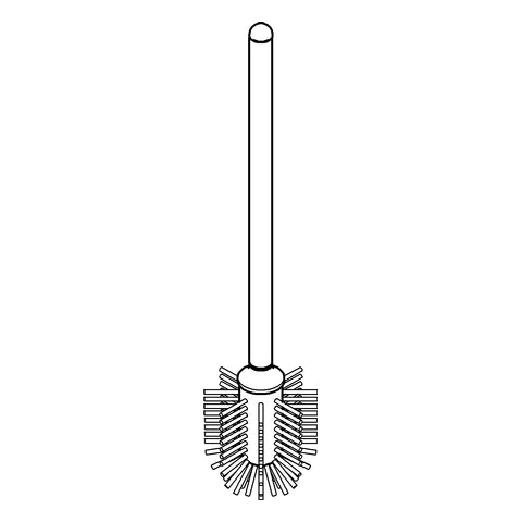 Grohe - Ersatzbürste 40206 für Toilettenbürstengarnitur chrom
