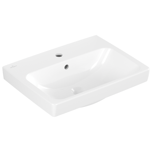 VILLEROY & BOCH - Waschbecken Architectura 550x420mm re-eckig 1HL. m. ÜL. Weiß Alpin cplus